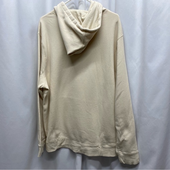 Member's Mark men's xl fleece hoodie cream classic fit new with tags - Picture 6 of 8